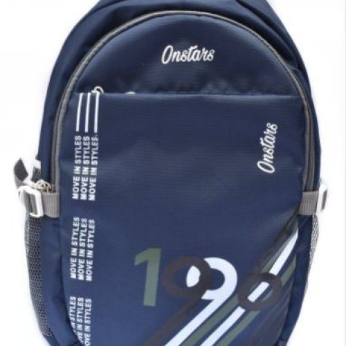 Navy Blue Onstars Travel Backpack Bag