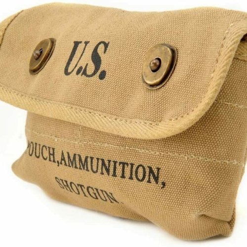 WW2 Canvas Shotgun Shell Ammunition Pouch
