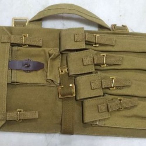 Wwii British Enfield Sten Gun Paratrooper Bag