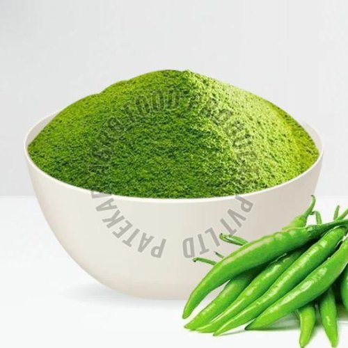 Dehydrated Green Chilli Powder