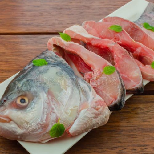 Catla Fish Cuts