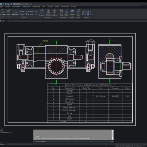 BricsCad Mechanical Software