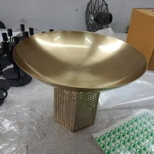Aluminum Bowl with Stand