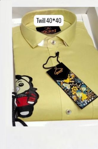 Kids Cotton Twill Check Shirt
