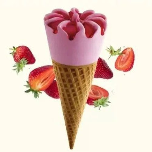 Strawberry Ice Cream Cones