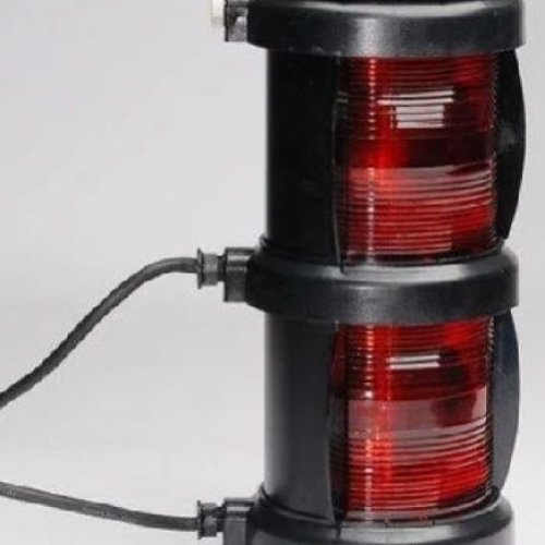 CXH2-101P Navigation Light Double Tier Port Red Marine CXH2-101P