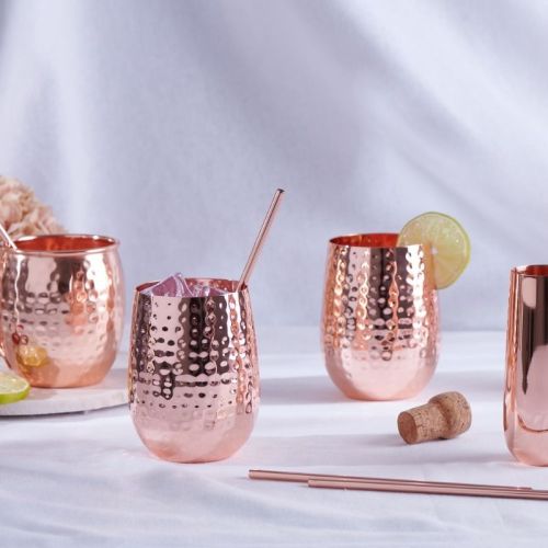 Copper Stemless glasses