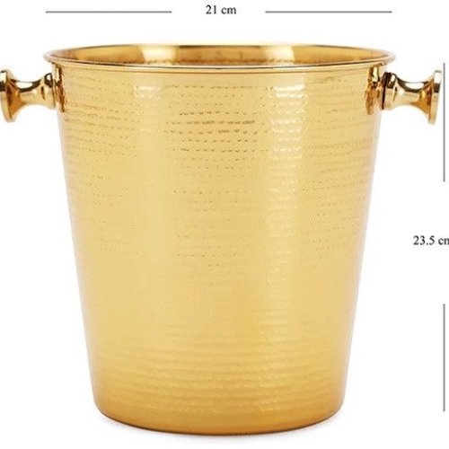 Golden Hammered Wine Bucket