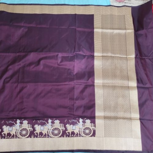 Purple Banarasi Sarees
