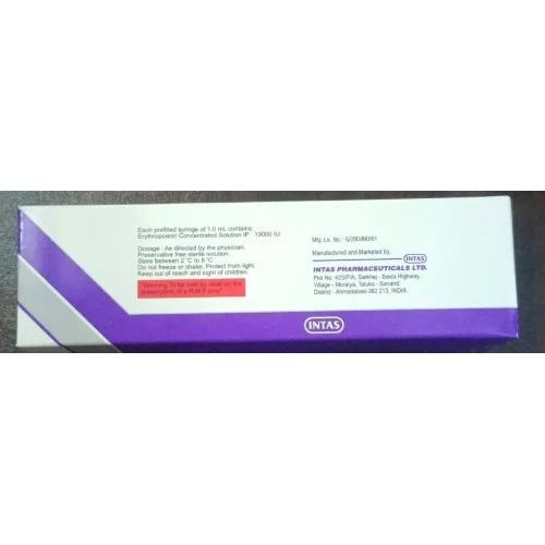 Recombinant Human Erythropoietin Injection IP 10000 Iu