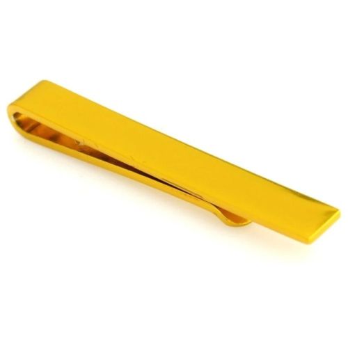 Peluche Slim Tie Bar Golden Tie Pin