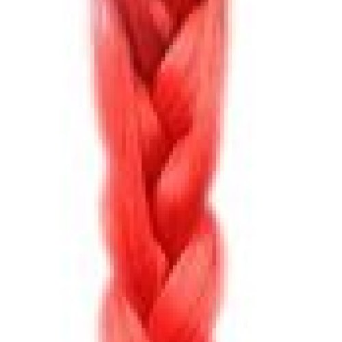 26inch Red Synthetic Hair Choti