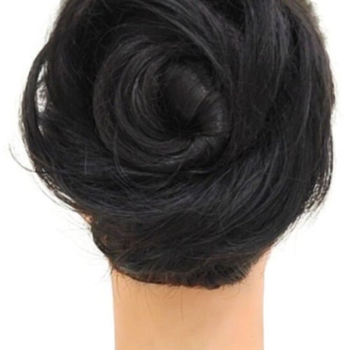 Black Real Hair Scrunchies