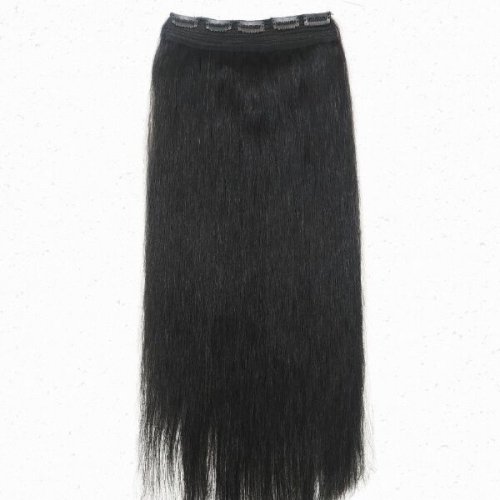 Black Volumizer Real Human Clip Hair Extension