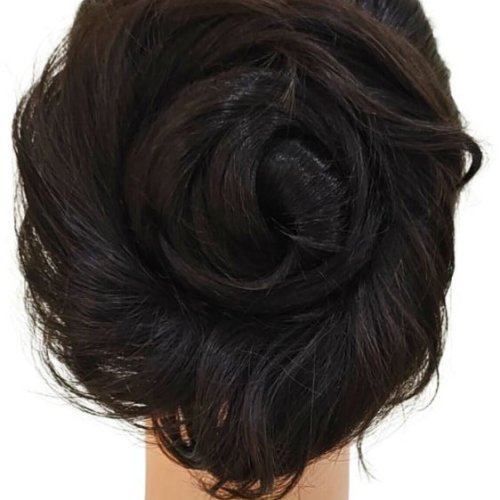 Brown Real Hair Scrunchies