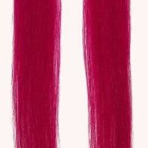 Magenta Real Hair One Clip In Streaks