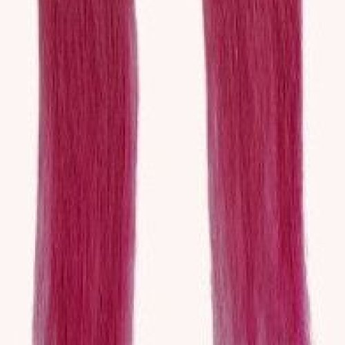 Rose Pink Real Hair One Clip In Streaks