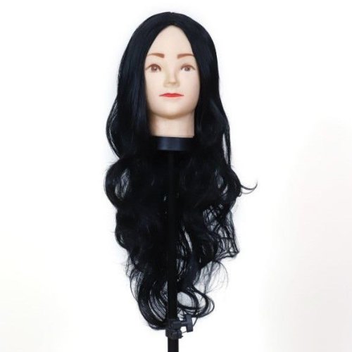 Water Wave Black Synthetic Hair Wig