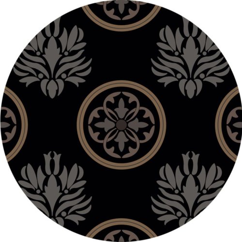 Decorative Black Print Fabric