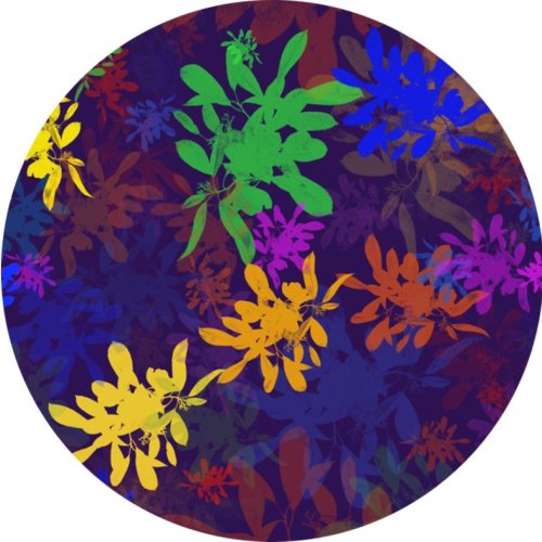 Multi Colour Splash Digital Print Fabric