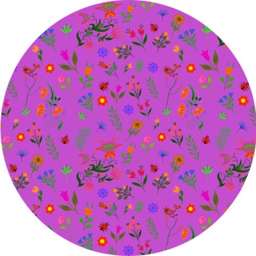 Multi Floral Printed Fabric