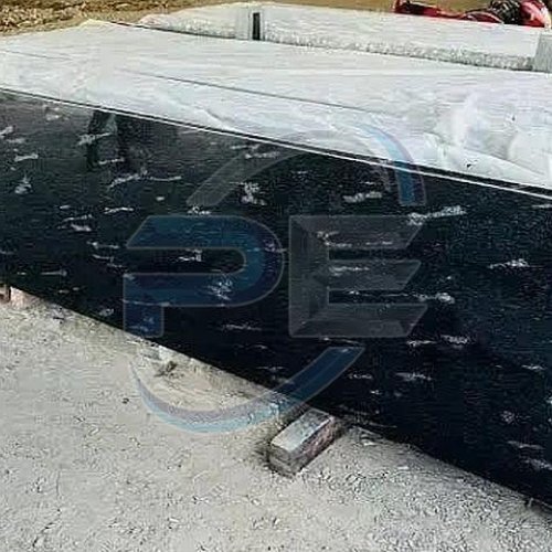 Fish Black Granite Slab