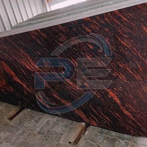 Polished Himalayan Red Granite Slab