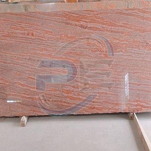 Strawberry Pink Granite Slab