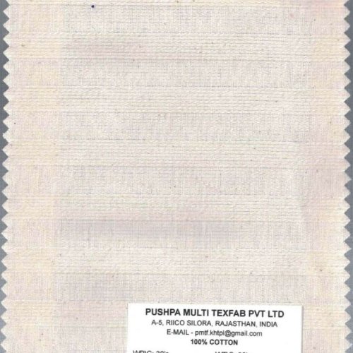 145 GSM Cotton Satin Stripe Fabric