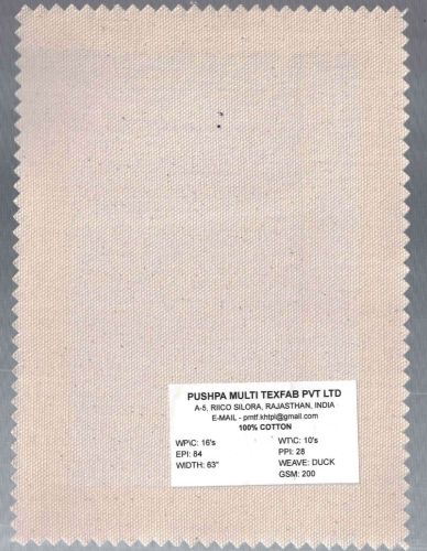 200 GSM Cotton Duck Fabric