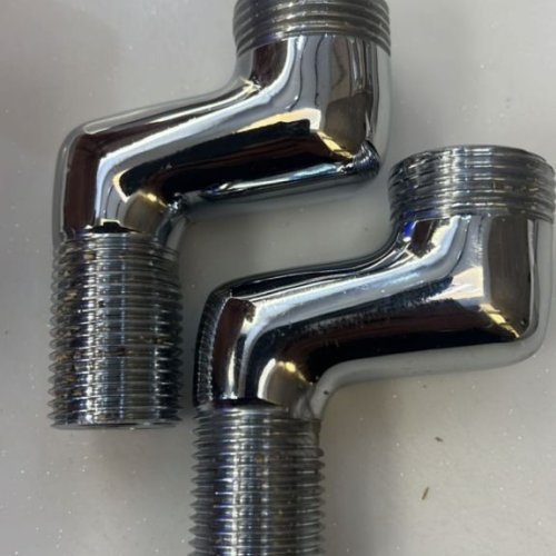 Chrome Elbow Pipe Fitting 90&DEG; Threaded