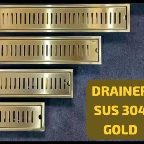 SUS304 Gold Channel Drain Cover
