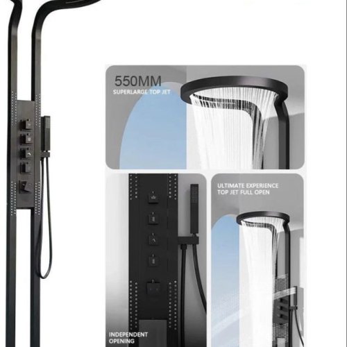 Tornado Acrylic Shower Panel