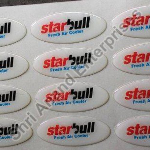 Epoxy Coated Dome Labels