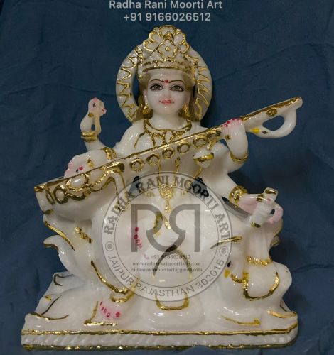 Marble Saraswati Idol