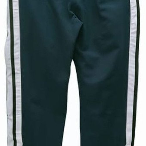 Mens Dark Green Polyester Lower