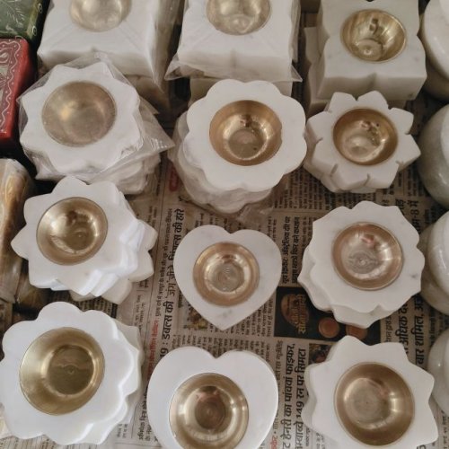 Marble Tea Light Holder