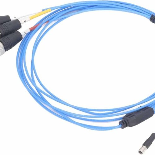 4Pin To 3 Bnc PCB Triaxial Accelerometer Cable