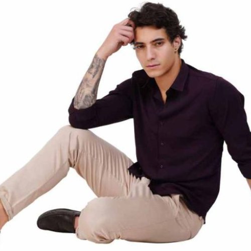 Plain Cotton Wrinkle Free Shirt