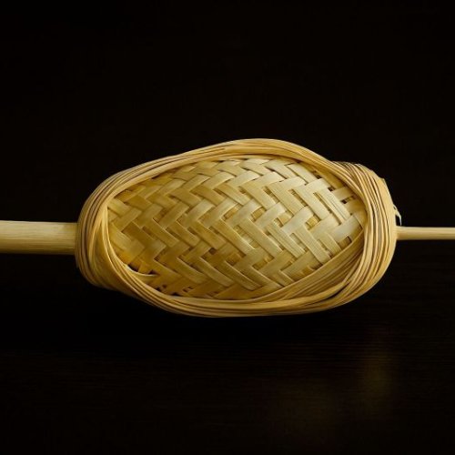 Bamboo Barrel Weave Hair Clip Stick