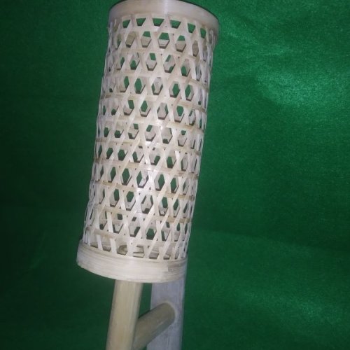 Bamboo Mesh Cylinder Wall Lamp