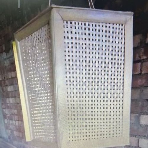 Grid Box Bamboo Hanging Lamp