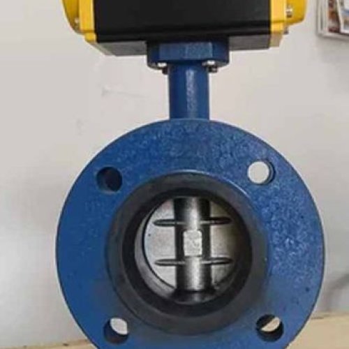 Wafer Type Double Flange Butterfly Valve