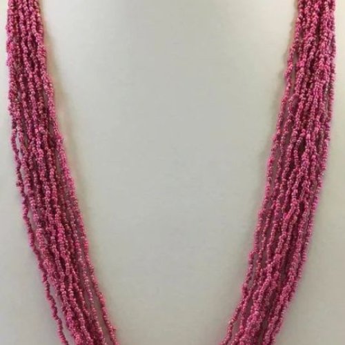Pink Beaded Necklace