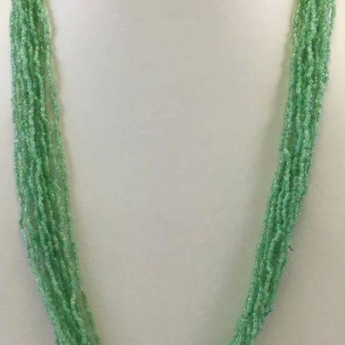 NK 11000 Green Beaded Necklace