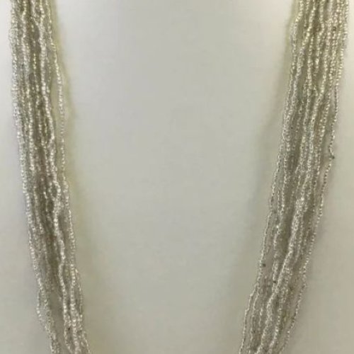 NK 11005 Grey Beaded Necklace