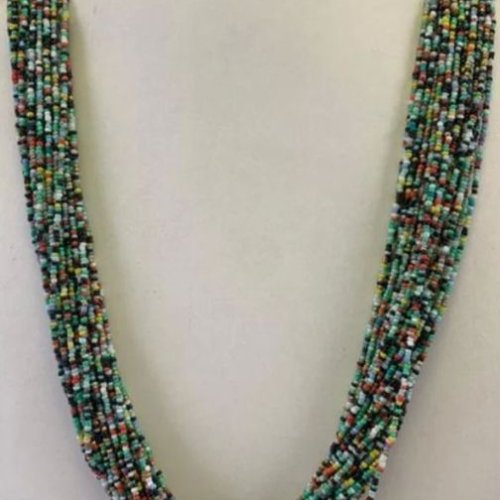 NK 11212A Multicolor Beaded Necklace
