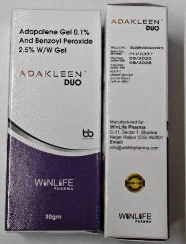 30gm Adakleen Duo Adapalene Gel