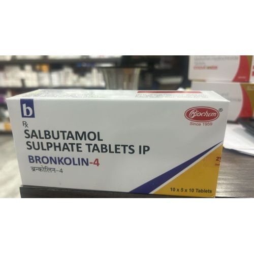 Bronkolin Salbutamol Sulphate 4mg Tablets