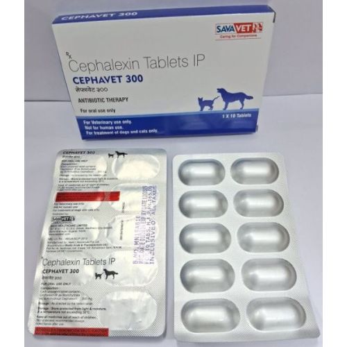 Cephavet Cephalexin 300mg Tablets